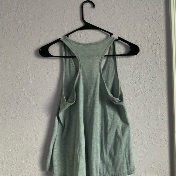 Hi Lo Grey Racerback Tank - Picture 2 of 2